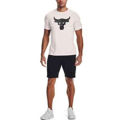 UNDER ARMOUR Under Armour Project Rock Brahma Bull Short Sleeve T-shirt 'Beige Black'