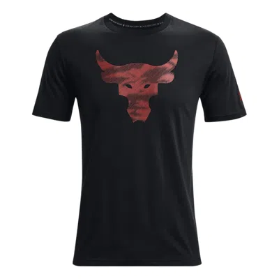 UNDER ARMOUR Under Armour Project Rock Brahma Bull T-shirt 'Black Red'