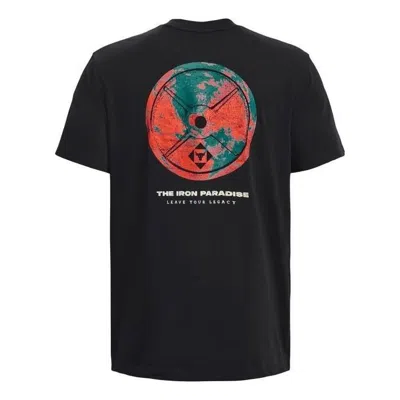 UNDER ARMOUR Under Armour Project Rock Globe Heavyweight Short Sleeve T-shirt 'Black'