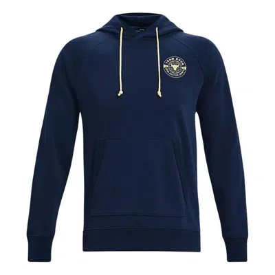 UNDER ARMOUR Under Armour Project Rock Heavyweight Terry Hoodie 'Blue'