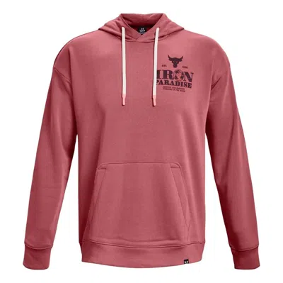 UNDER ARMOUR Under Armour Project Rock Iron Paradise Heavyweight Terry Hoodie 'Beta Red'