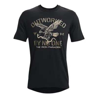 UNDER ARMOUR Under Armour Project Rock Outworked T-shirt 'Black'