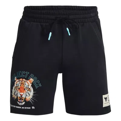 UNDER ARMOUR Under Armour Project Rock Rival Solid Shorts 'Black'