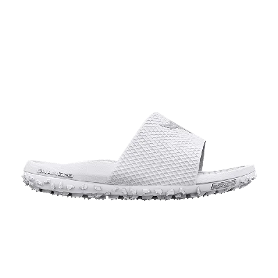 UNDER ARMOUR PROJECT ROCK SLIDE 'WHITE HALO GREY'