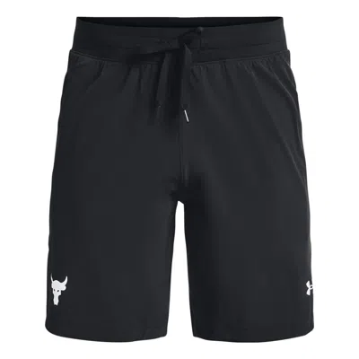 UNDER ARMOUR Under Armour Project Rock Snap Training Shorts Asia Sizing 'Black White'