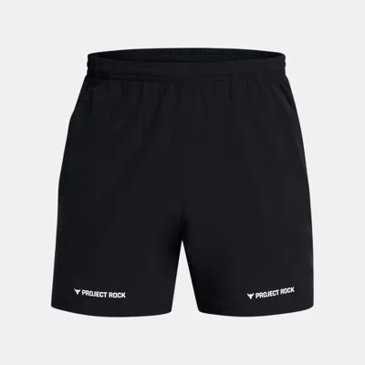 UNDER ARMOUR PROJECT ROCK ULTIMATE MEN'S 5" TRAINING SHORTS BLACK