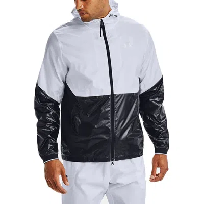 UNDER ARMOUR Under Armour Recover Legacy Hoodie Jacket 'White Black'