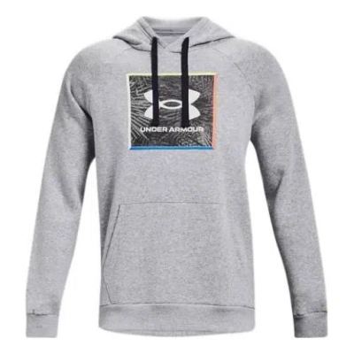 UNDER ARMOUR Under Armour Rival Fleece Graphic Hoodie 'Grey'