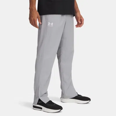UNDER ARMOUR RIVAL WOVEN MEN'S WINDBREAKER PANTS MOD GRAY