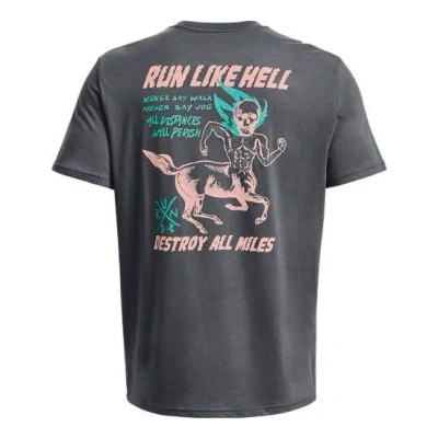 UNDER ARMOUR Under Armour Run Like Hell Graphic T-shirt 'Pitch Grey'
