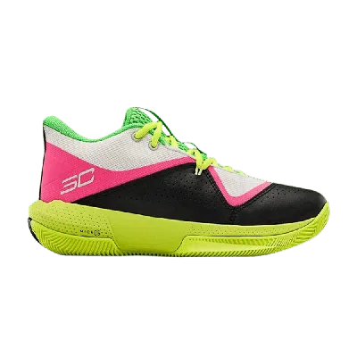 UNDER ARMOUR UNDER ARMOUR SC 3ZER0 4 GS 'WHITE VIS YELLOW'