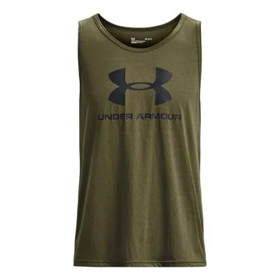 UNDER ARMOUR Under Armour Sportstyle Logo Tank 'Olive Green'