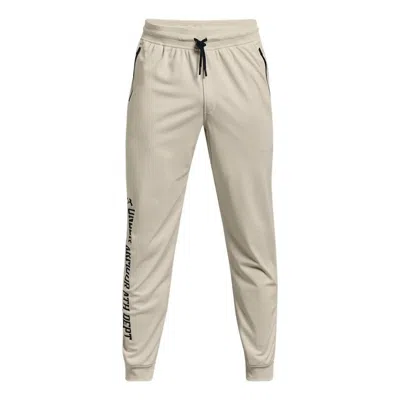 UNDER ARMOUR Under Armour Sportstyle Tricot Graphic Pants 'Beige'