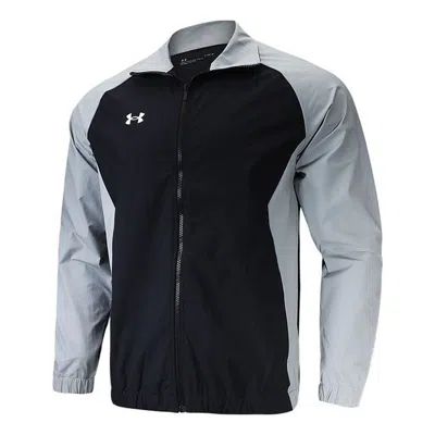 UNDER ARMOUR Under Armour Sportstyle Woven Full Zip Jacket 'Black Grey'