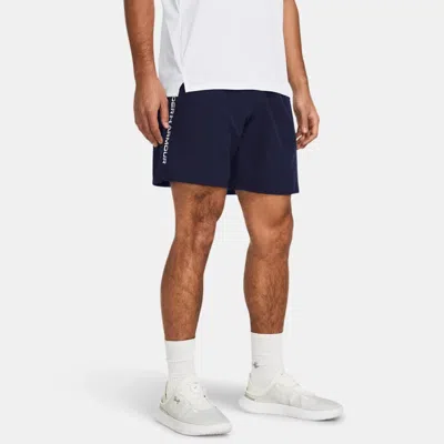 UNDER ARMOUR SHORT 21 CM TISSÉ AVEC LOGO UNDER ARMOUR TECH™ MIDNIGHT BLEU MARINE