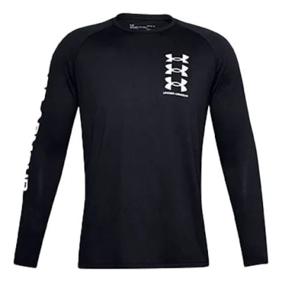 UNDER ARMOUR Under Armour Tech Triple Logo Long Sleeve Shirt 'Black'