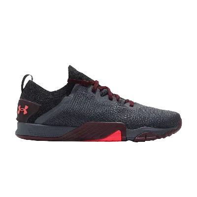 UNDER ARMOUR TRIBASE REIGN 3 'PITCH GREY VENOM RED'