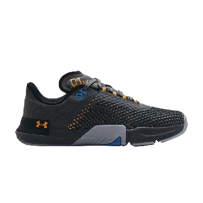 UNDER ARMOUR TRIBASE REIGN 4 'PITCH GREY BLACK'