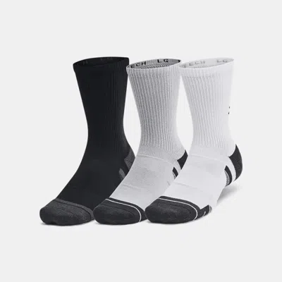 UNDER ARMOUR PERFORMANCE TECH™ UNISEX 6-PACK CREW SOCKS MOD GRAY