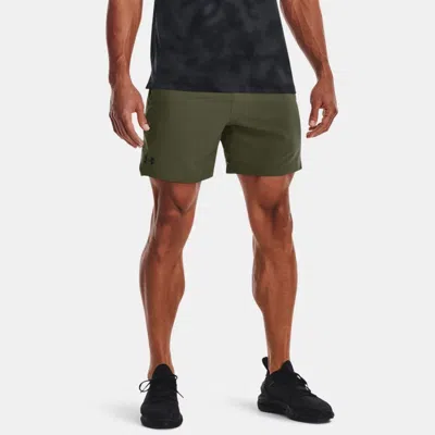 UNDER ARMOUR SHORT 15 CM UNDER ARMOUR VANISH WOVEN POUR HOMME MARINE OD VERT