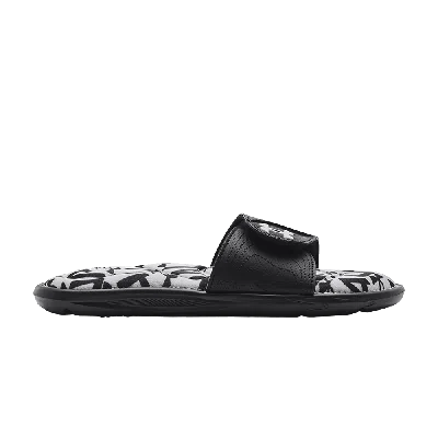 UNDER ARMOUR WMNS IGNITE 6 GRAPHIC FOOTBED SLIDE 'HALO GREY BLACK'