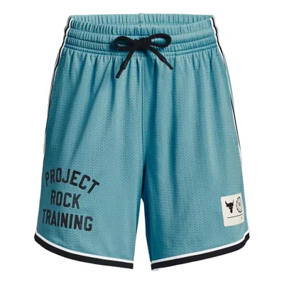 UNDER ARMOUR (WMNS) Under Armour Project Rock Penny Mesh Shorts 'Glacier Blue'