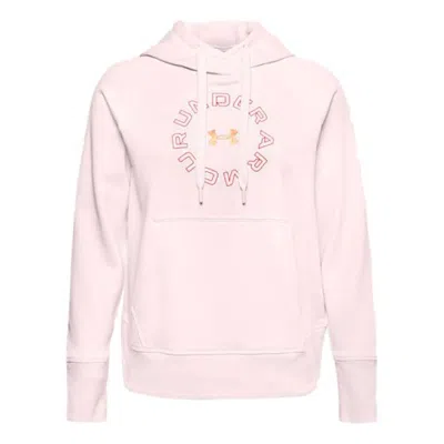 UNDER ARMOUR (WMNS) Under Armour Rival Metallic Fleece Hoodie Pink