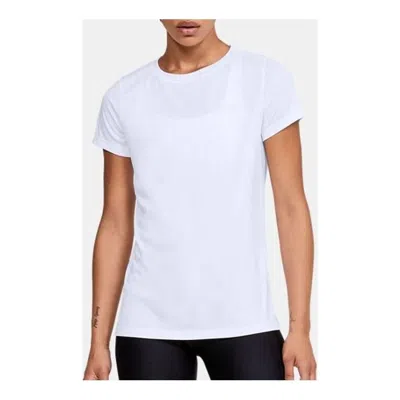 UNDER ARMOUR (WMNS) Under Armour Velocity Solid Crew Short Sleeve T-Shirt 'White'