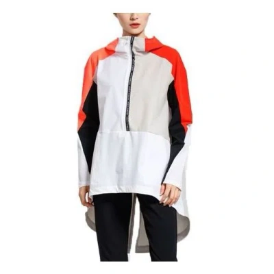 UNDER ARMOUR (WMNS) Under Armour Woven Graphic Anorak Jacket 'White Black Orange'