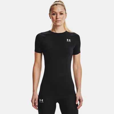UNDER ARMOUR HEATGEAR® WOMEN'S COMPRESSION SHORT SLEEVE BLACK