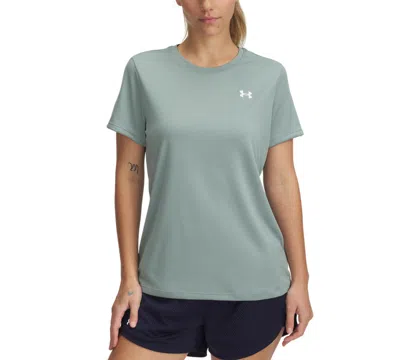 UNDER ARMOUR WOMEN'S TWIST TECH V-NECK SHORT-SLEEVE TOP