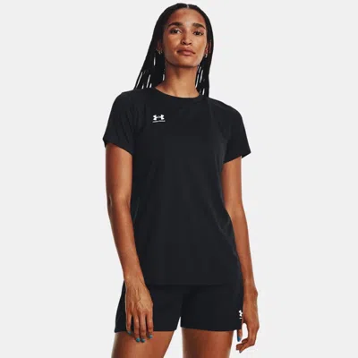 UNDER ARMOUR CHALLENGER WOMEN'S TRAINING SHORT SLEEVE BLACK