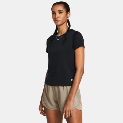 UNDER ARMOUR LAUNCH WOMEN'S SHORT SLEEVE BLACK