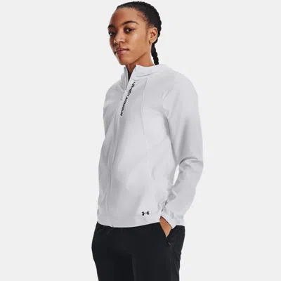 UNDER ARMOUR OUTRUN THE STORM WOMEN'S JACKET WHITE