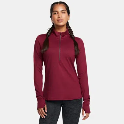 UNDER ARMOUR WOMEN'S  UNDER ARMOUR  Q UNDER ARMOUR LIFIER RUN ½ ZIP CARDINAL