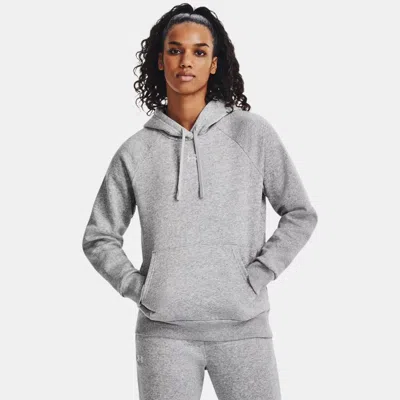 UNDER ARMOUR RIVAL FLEECE WOMEN'S HOODIE MOD GRAY LIGHT HEATHER