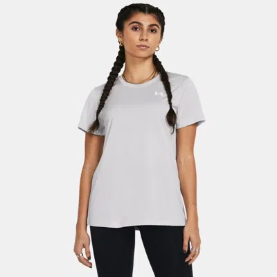 UNDER ARMOUR TECH™ TWIST WOMEN'S SHORT SLEEVE HALO GRAY