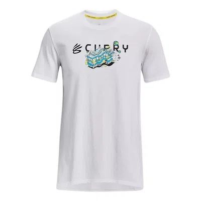 UNDER ARMOUR Under Armour x Curry Trolly Heavyweight T-Shirt 'White'