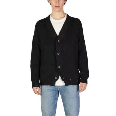 UNDERCLUB BLACK COTTON CARDIGAN