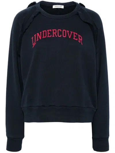 UNDERCOVER LOGO-PRINT COTTON SWEATSHIRT