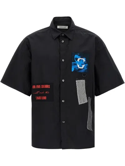 UNDERCOVER PATCH-EMBELLISHED SHIRT