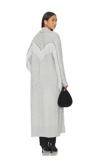 UNDERSTATED LEATHER LONG RODEO CARDIGAN