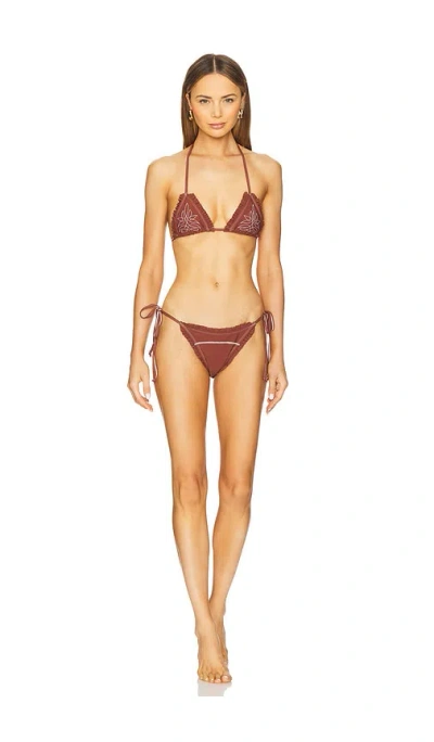 UNDERSTATED LEATHER SMALL TOWN BIKINI