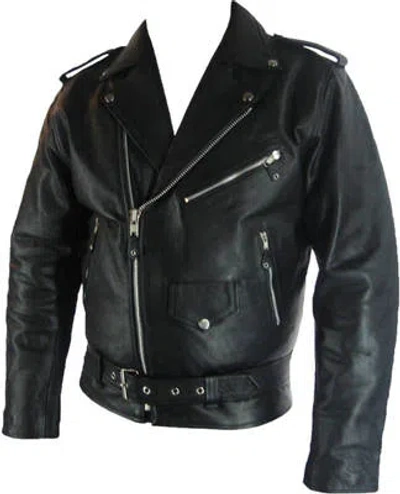 UNICORN LONDON UNICORN LONDON HERREN KLASSISCH BRANDO BIKERSTIL 100% JACKE ECHTES LEDER B2
