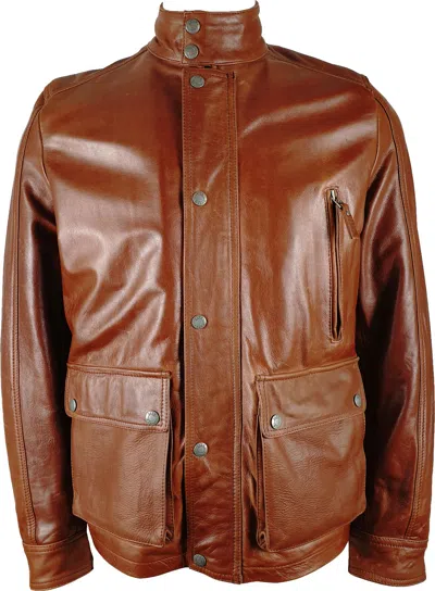 UNICORN LONDON UNICORN HERRENJACKE - ECHTES LEDER - BRÄUNEN JI