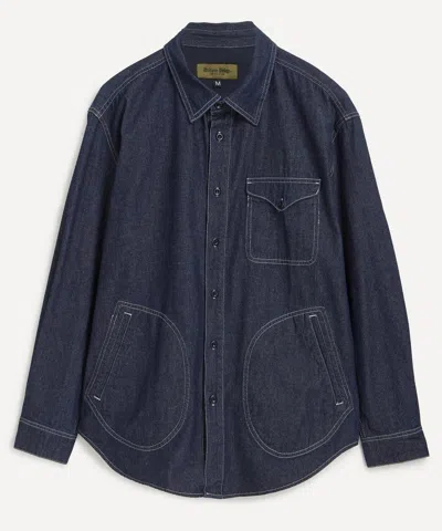 UNIFORM BRIDGE UNIFORM BRIDGE MENS DENIM POCKET SHIRT