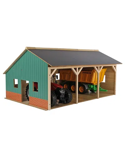 UNIVERSAL HOBBIES 1/16 FARM MACHINERY 3-BAY SHED - AGE 2-4 YEARS