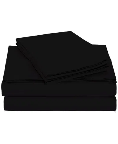 UNIVERSAL HOME FASHIONS UNIVERSITY SOLID MICROFIBER 6-PC. SHEET SET, QUEEN