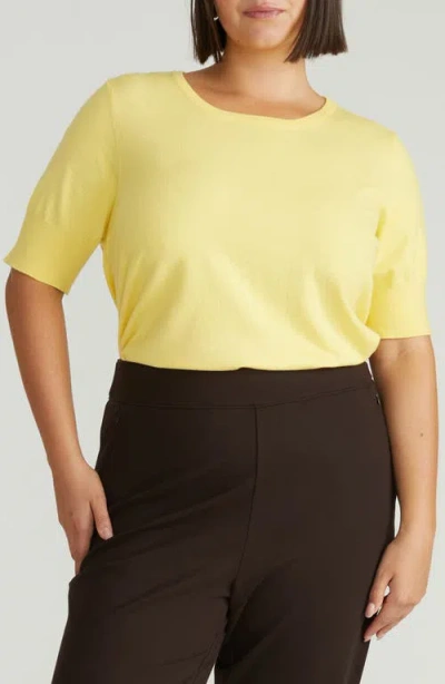 UNIVERSAL STANDARD UNIVERSAL STANDARD ROSIE SHORT SLEEVE SWEATER