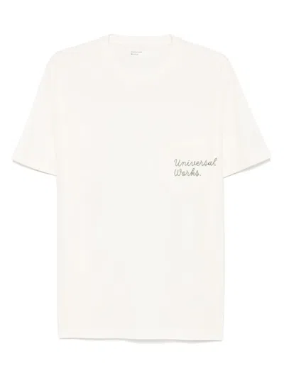 UNIVERSAL WORKS LOGO-PRINT T-SHIRT